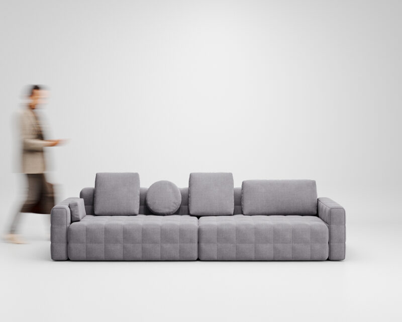 4-х местный нераскладной диван BLOK 2990 мм