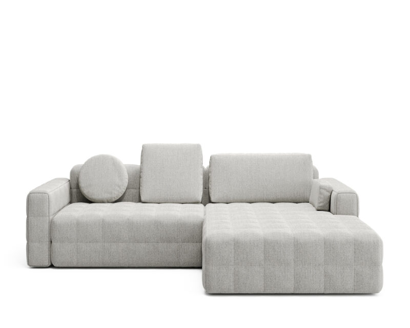3-х местный нераскладной диван с кушеткой BLOK 2440 мм