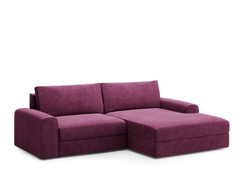 3-х местный нераскладной диван с кушеткой LEGRAN 2560 мм