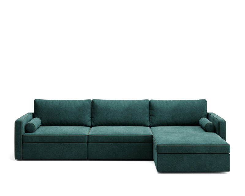 5-и местный нераскладной диван с кушеткой MORENO 3300 мм